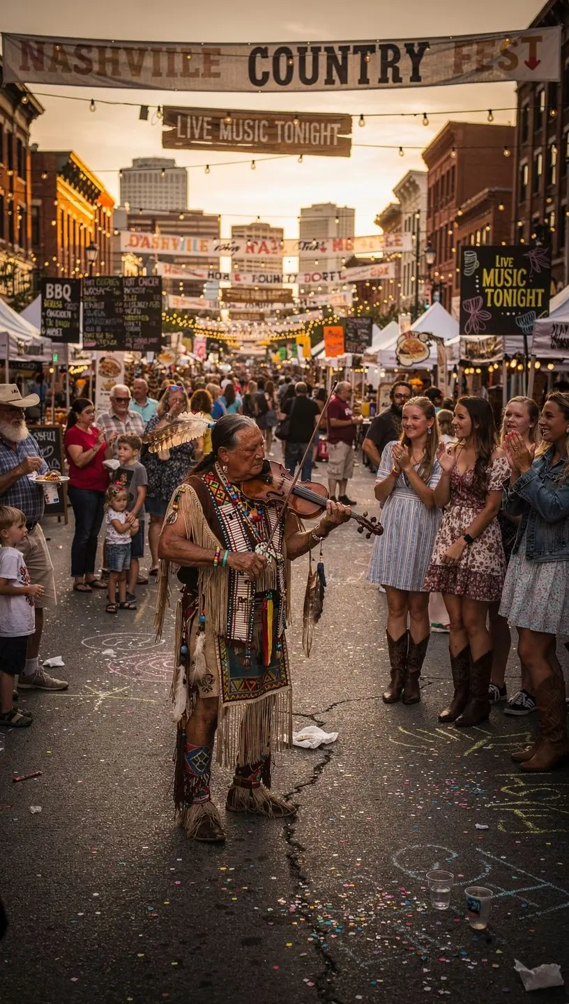 Посетители наслаждаются атмосферой хонки-тонка и танцуют под музыку.